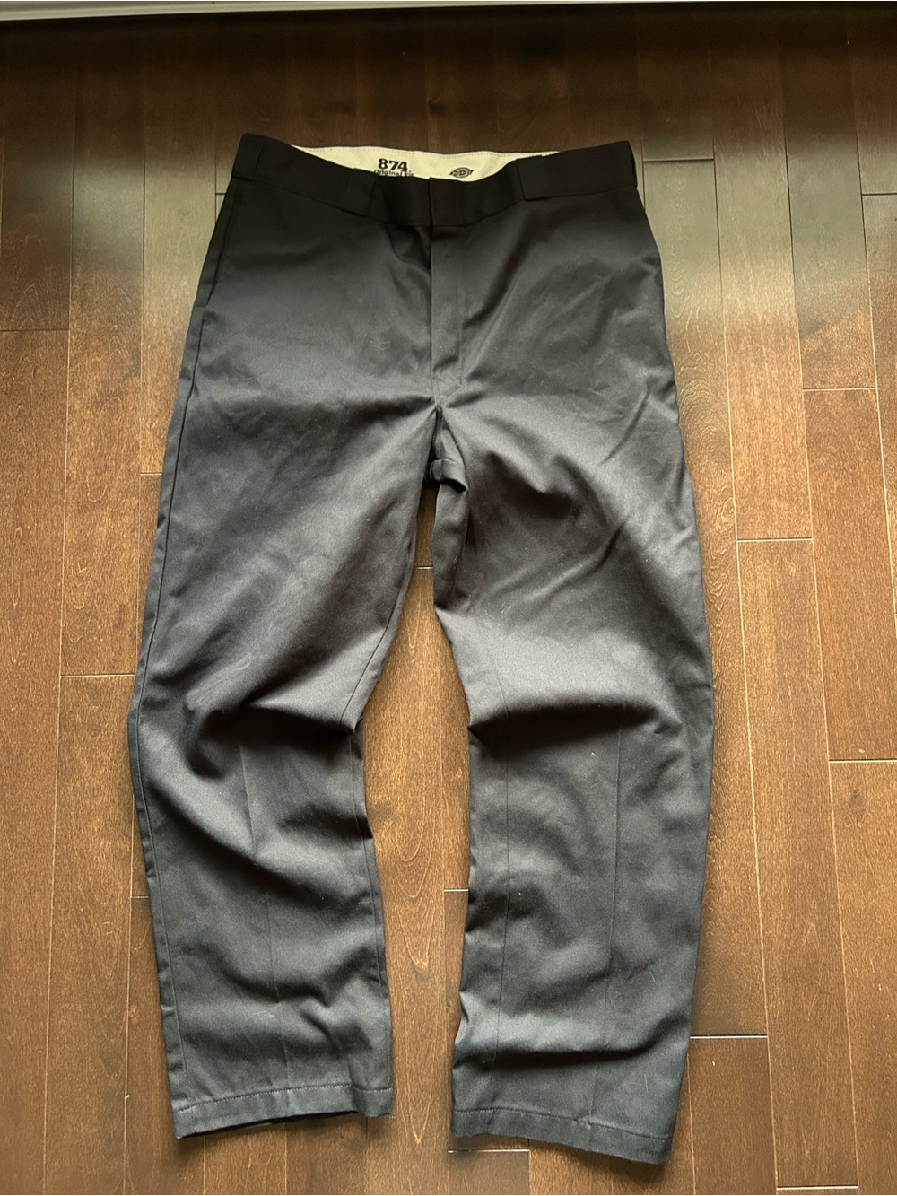 Dickies 874 Workwear Black Work Pants Loose Relaxed Fit